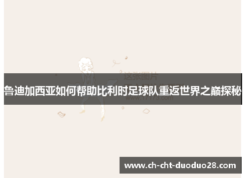 鲁迪加西亚如何帮助比利时足球队重返世界之巅探秘